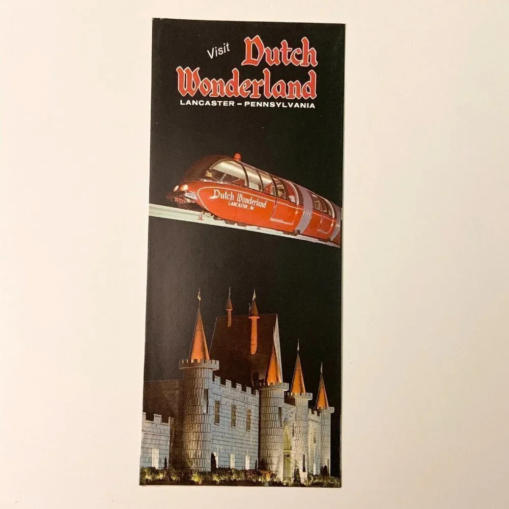 Vintage Dutch Wonderland Lancaster Pennsylvania Travel Brochure Souvenir
